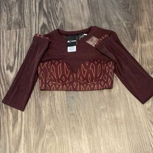 Ivy park x adidas monogram crop top